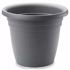 Crescent 9" Emma Planter Charcoal