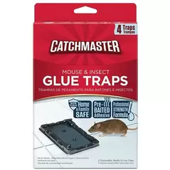 Catchmaster 4pk Mouse & Insect Glue Trap
