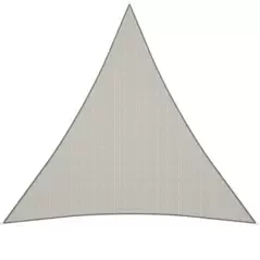 Coolaroo 16'5" Premium Triangle Shade Sail Kit Stone