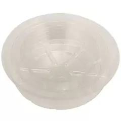 Gardener Select 17" Deep Dish Clear Plastic Saucer