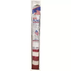 Heath 6' Tin Plated Pole With Poly Flag