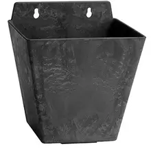 Artstone Ella 14.5" Wall Pot Black