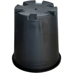 NurserySource 5 Gallon Black Grower Pot 1ea