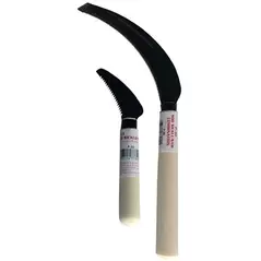 Sentora 6" Serrated Blade Sickle Wood Handle