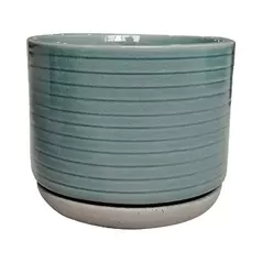 Southern Patio 6" Vado Planter Sea Blue Finish
