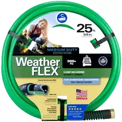Swan 5/8"x25' WeatherFlex Medium Duty Hose