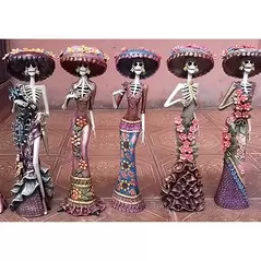 Talavera 10" Catrina Statue