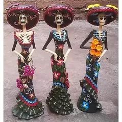 Talavera 12" Catrina Statue