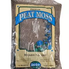 Uni-Gro 12qt Peat Moss 6/CS 180/PL