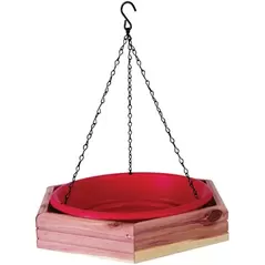 Penn Cedar Hanging 2 in 1 Bird Bath/Feeder