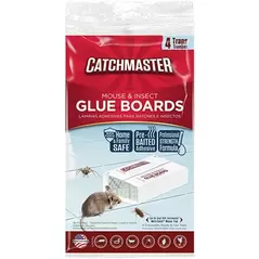 Catchmaster 4pk Baited Mouse Glueboard