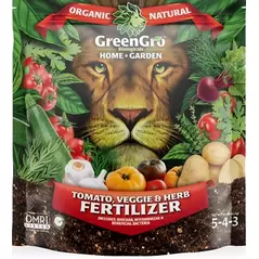 GreenGro Biologicals 10lb Home & Garden Tomato, Veggie & Herb Fertilizer