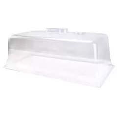 LND 7" Clear Dome with 2 Vents that Open and Close 40/CS