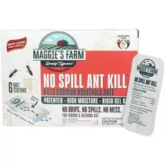 Maggie's Farm 6pk Simply Effective No Spill Ant Kill Bait Station