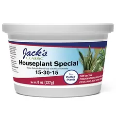 Jacks Classic 8oz Houseplant Special 15-30-15 Fertilizer