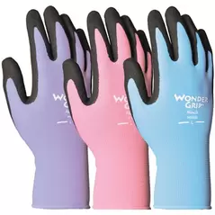 Wonder Grip Nearly Naked Glove Assorted Colors Medium