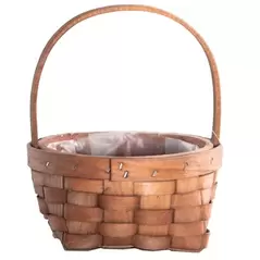 Gardener Select 4"x2.5" Wood Flower Basket Planter 32/CS