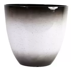 Gardener Select 12" Egg Planter Gradient Brown to White with Brown Specs 12"x12"x11.2" 6/CS