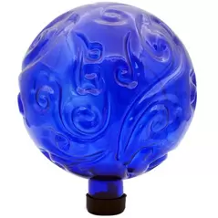 Gardener Select 10" Cobalt Blue Glass Garden Globe