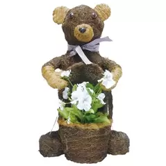 Gardener Select 14" Large Brushwood Bear Topiary - No UPS or FedEx! 10/CS