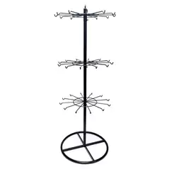 Gardener Select Spinner Display Black Metal 23"x61" 36 Hooks