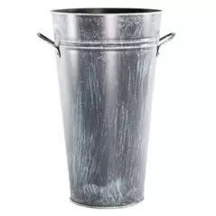 Gardener Select 12" Tall Bucket with Handle Antique Black 6.7"x4.7"x12" 24/CS