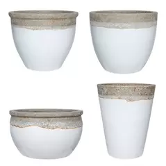 MCarr 26pc Mixed Planter Pallet Volcanic White