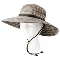 Sloggers Womens Braided Hat Earth Brown Medium UPF 50+