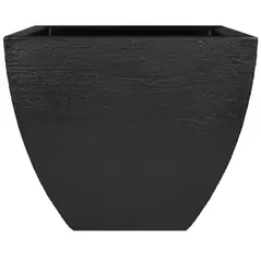 Tusco 20" Modern Square Planter Black