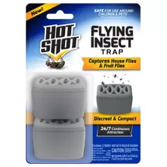 Hot Shot 2pk Flying Insect Trap