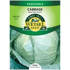CABBAGE, EARLY FLAT DUTCH 2 G.