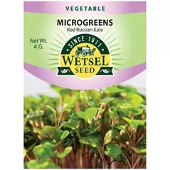 Microgreens, Red Russian Kale - 4 Gram