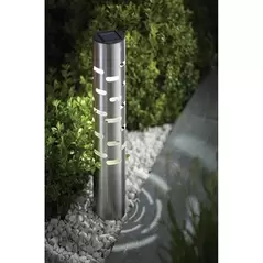 WSP Cole Bright Solar Light Cut Out Bollard