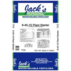 Jacks Prof Plant Starter 9-45-15 25Lb (80/Pl)