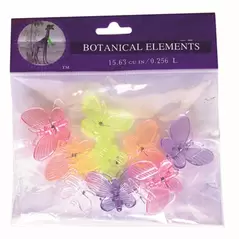 SuperMoss 10pc Butterfly Assorted Orchid Clips