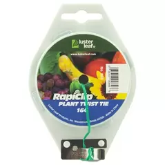 Luster Leaf Plant Twist Tie .4mm Green Plastic Coated