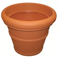 Tusco 20" Rolled Rim Planter Terra Cotta