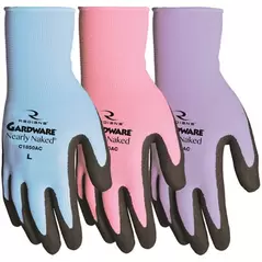 BGC Glove Gardware 18G Nearly Naked Nylon Sgl Nitrile M