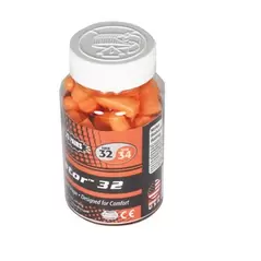 BGC 25pr Jar Taper Foam Earplugs Orange
