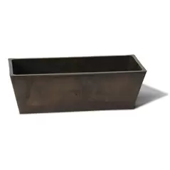 Algreen 14"x6"x6" Windowsill Planter Brown Marble