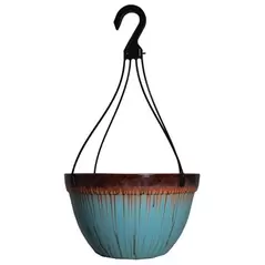 Grower Select 12.00 Dixie Hanging Basket Light Blue Drip