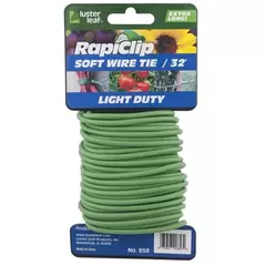 Luster Leaf 32' Light Duty Soft Wire Tie Green