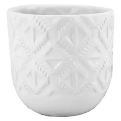 MCarr 16pc 5" Small Aztec Planter Set White
