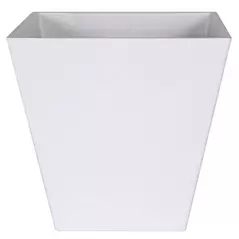 Artstone Ella 12" Square Planter White