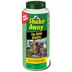 Shake Away 28.5oz Fox Urine Granules Critter Repellent