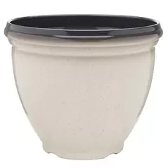 Southern Patio 18" Heritage Planter Ivory