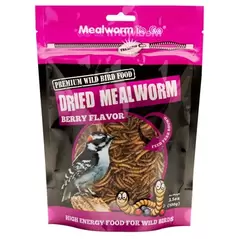 Unipet 3.5oz Mealworm and Berry To Go Ziplock Pack