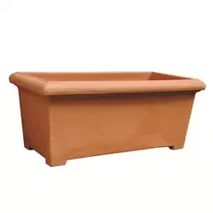 Tusco 32" Rectangle Planter Washed Terra Cotta