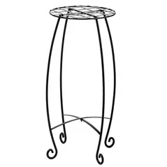 Deer Park 21" Lattice Plant Stand Black