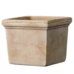 Deroma 4.3" Siena Mini Square Pot Galestro Case Pack